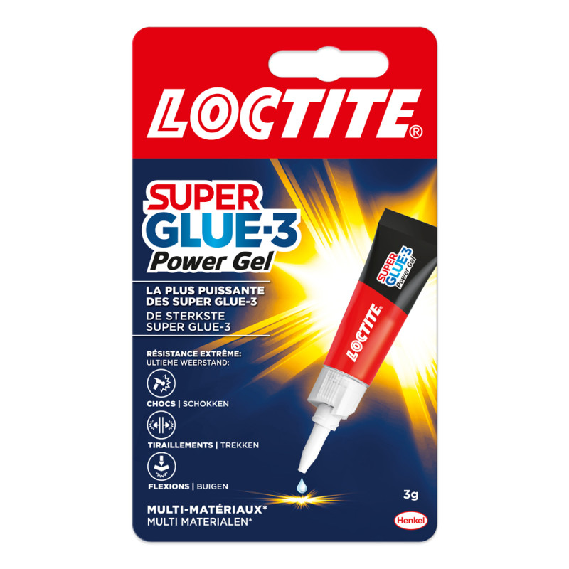 Colle Super Glue-3 Power Gel 3 g LOCTITE