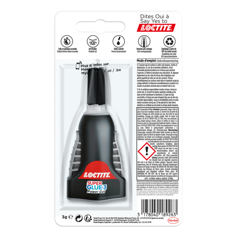 Colle gel LOCTITE Super Glue-3 – Puissance et Contrôle | LOCTITE Colle gel LOCTITE Super Glue-3 – Puissance et Contrôle | LOCTITE