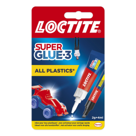 Colle Super Glue-3 Spéciale Plastiques LOCTITE