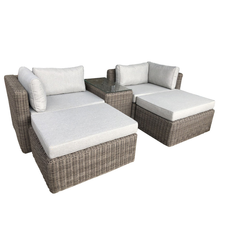 Salon de jardin modulable Caravelle beige