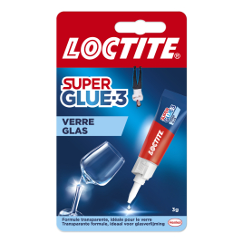Colle Super Glue-3 Glass 3g LOCTITE