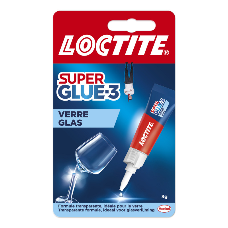 Colle Super Glue-3 Glass 3 g LOCTITE