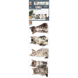Planche de stickers Chatons 24 x 68 cm Planche de stickers Chatons 24 x 68 cm