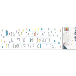 Planche de stickers Maison de rêve 24 x 68 cm