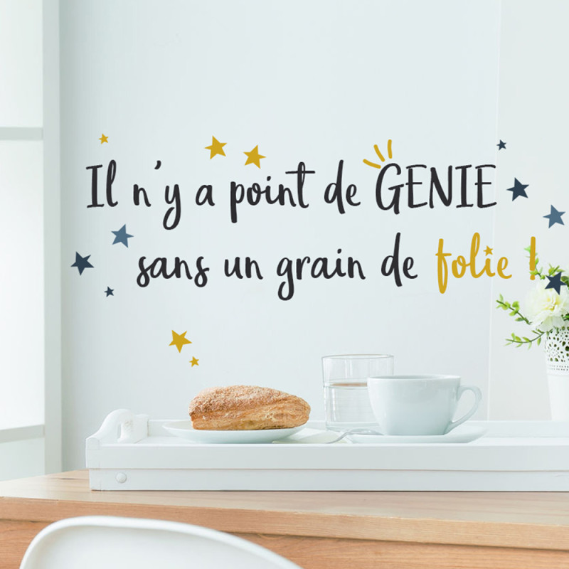 Planche de stickers Grain de folie 24 x 68 cm