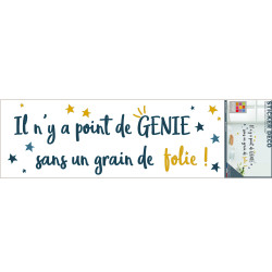 Planche de stickers Grain de folie 24 x 68 cm