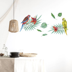 Planche de stickers Tropical 48 x 68 cm Planche de stickers Tropical 48 x 68 cm