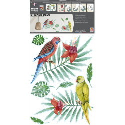 Planche de stickers Tropical 48 x 68 cm Planche de stickers Tropical 48 x 68 cm