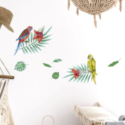 Planche de stickers Tropical 48 x 68 cm Planche de stickers Tropical 48 x 68 cm