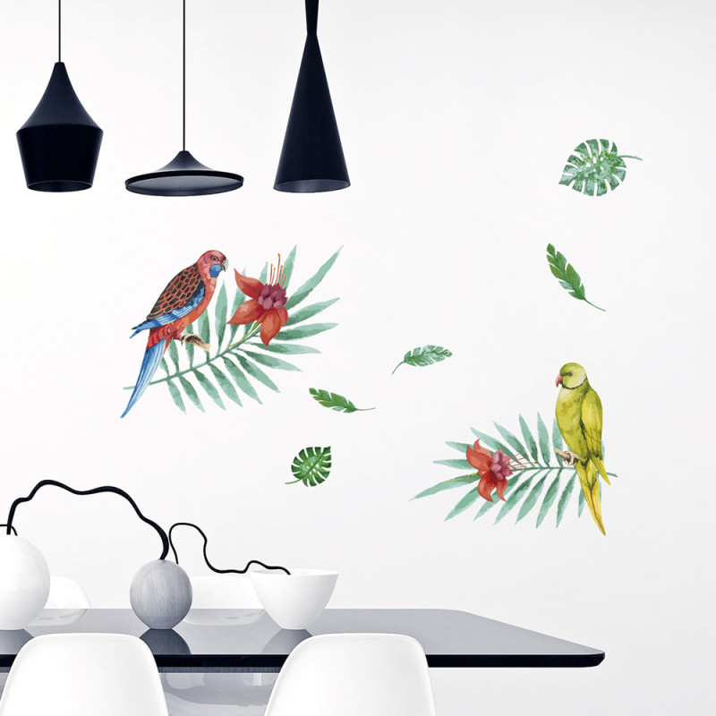 Planche de stickers Tropical 48 x 68 cm Planche de stickers Tropical 48 x 68 cm