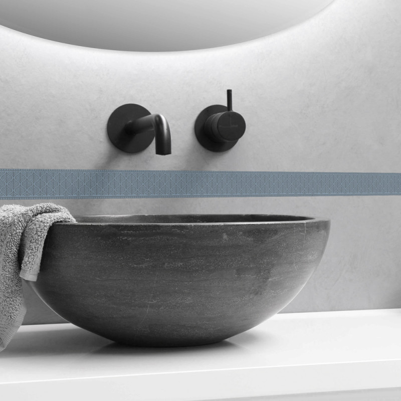 Frise adhésive Bleu Kolvereid 5 x 300 cm Frise adhésive Bleu Kolvereid 5 x 300 cm