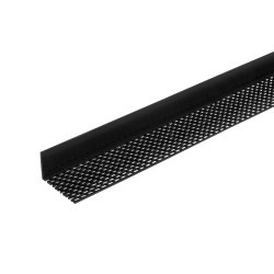 Profilé de ventilation pour lambris extérieur noir 2,5 m DUMACLIN