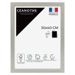 Cadre Australe gris clair 30 x 40 cm