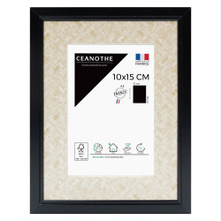 Cadre Palma noir 10 x 15 cm