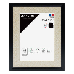 Cadre Palma noir 15 x 20 cm
