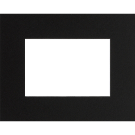 Passe-partout noir 24 x 30 cm avec ouverture 15 x 20 cm