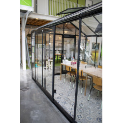 Porte Patio en aluminium laqué 140 x 186,5 cm ACD