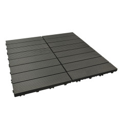 Dalle en bois composite WPC 30 x 30 x 2,2 cm CONFORTEX