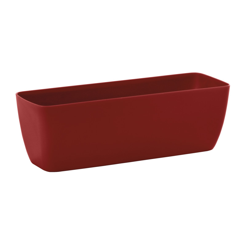 Jardinière Shiny rouge 30 x 15 x 14 cm