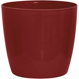 Cache-pot Shiny rouge Ø 20 x 19 cm