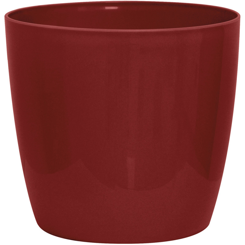 Cache-pot Shiny rouge Ø 20 x 19 cm