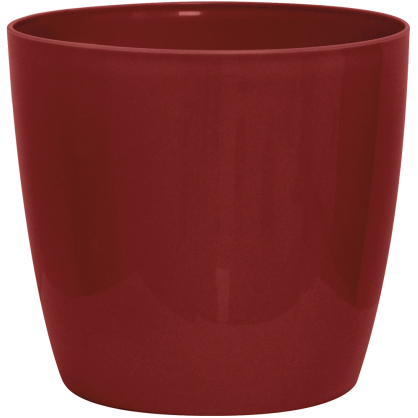 Cache-pot Shiny rouge Ø 15 x 14 cm