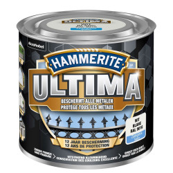 Laque pour métal Ultima blanc satiné 0,25 L HAMMERITE