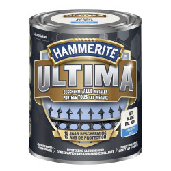 Laque pour métal Ultima blanc satiné 0,75 L HAMMERITE