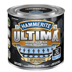 Laque pour métal Ultima noir satiné 0,25 L HAMMERITE