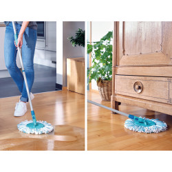 Tête de rechange Clean Twist Disc Mop Micro Duo LEIFHEIT Tête de rechange Clean Twist Disc Mop Micro Duo LEIFHEIT