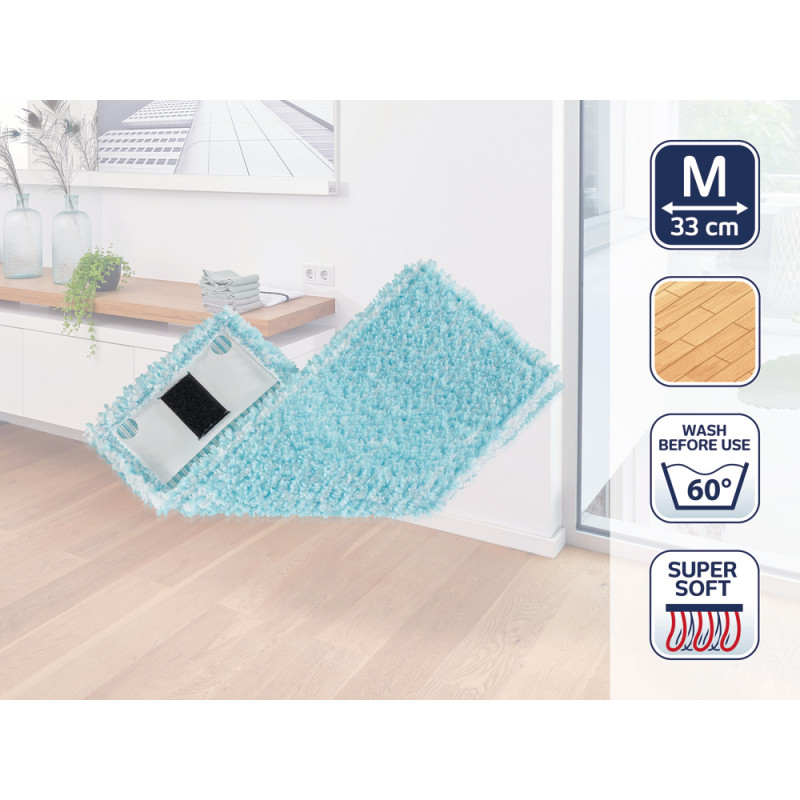 Housse de rechange Clean Twist M Ergo Super Soft LEIFHEIT Housse de rechange Clean Twist M Ergo Super Soft LEIFHEIT