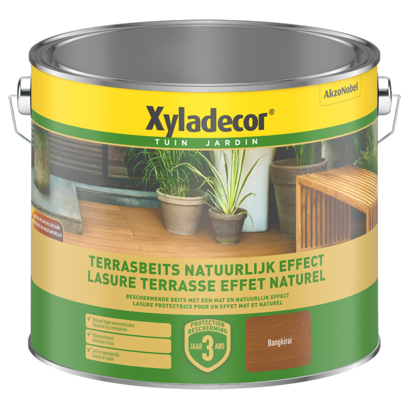 Lasure Terrasse Effet Naturel bangkirai 2,5 L XYLADECOR