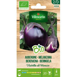 Semences d'aubergine Violetta Di Firenze Bio