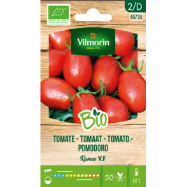 Semences de tomate Roma V.F Bio VILMORIN
