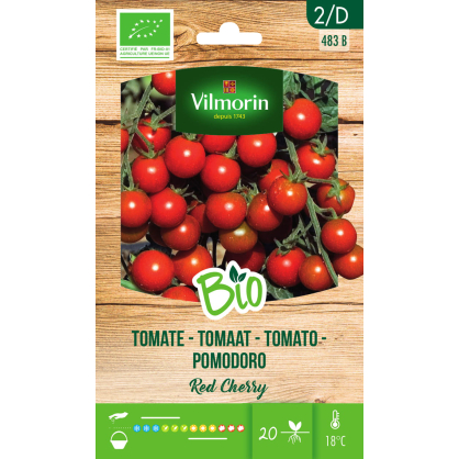 Semences de tomate Red Cherry Bio VILMORIN