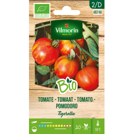 Semences de tomate Tigerella Bio VILMORIN
