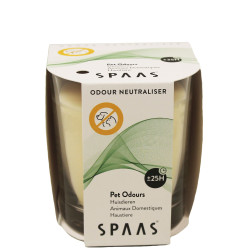 Bougie Verre transparent anti-odeurs d'animaux