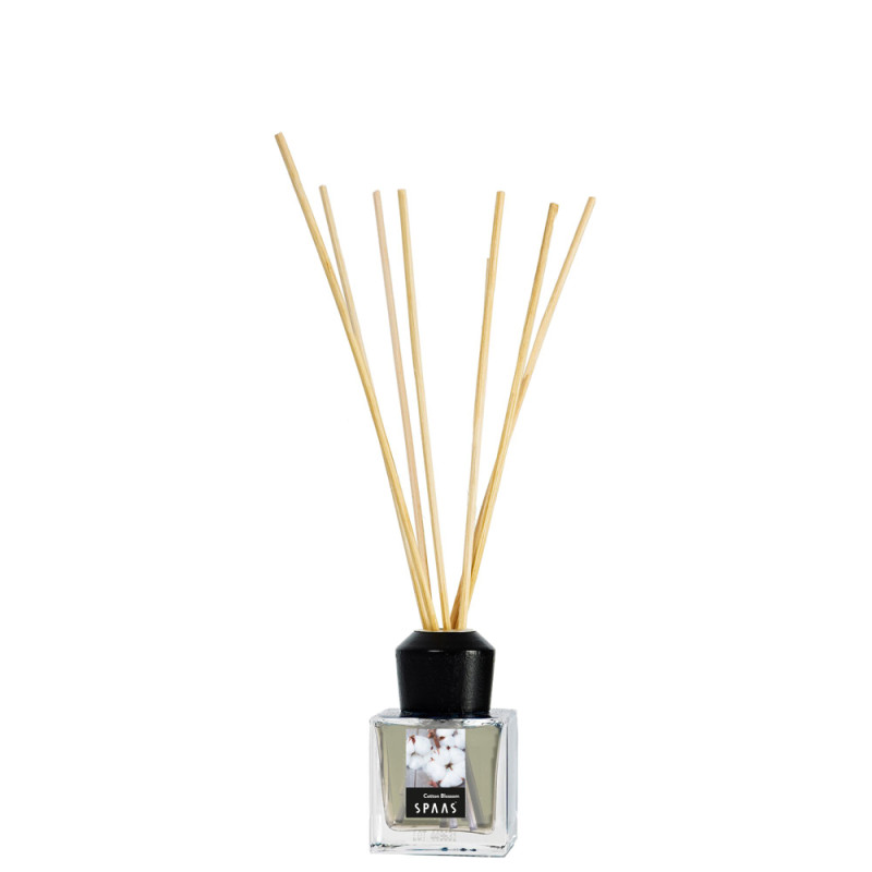 Diffuseur de parfum à bâtonnets fleurs de coton 50 ml