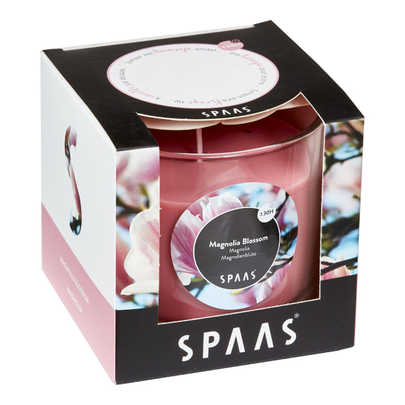 Bougie verre transparent parfumée magnolia Bougie verre transparent parfumée magnolia