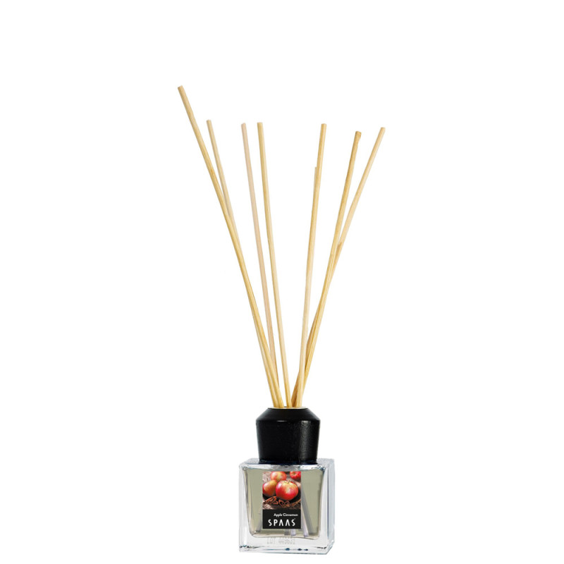 Diffuseur de parfum à bâtonnets pomme cannelle 50 ml Diffuseur de parfum à bâtonnets pomme cannelle 50 ml