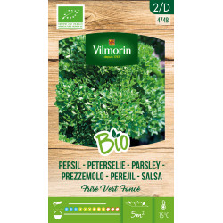 Semences de persil Frisé Vert Foncé Bio VILMORIN