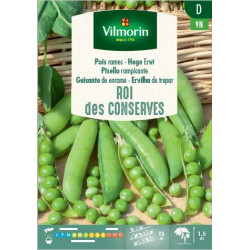 Semences de pois à rames Roi des Conserves 150 g VILMORIN