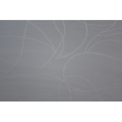 Nappe jacquard tissé Singapore écru 140 cm au mètre