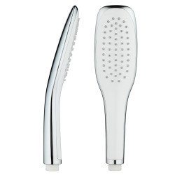 Douchette NF 1 jet chrome et blanc ROUSSEAU