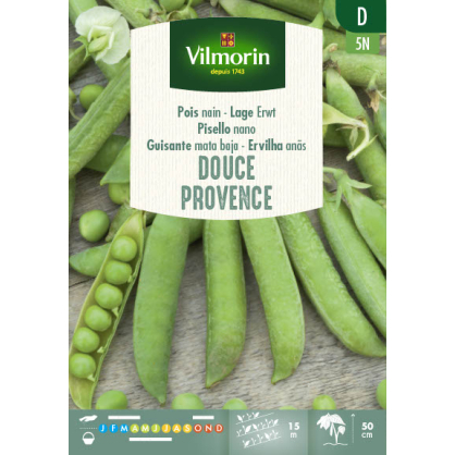 Semences de pois nain Douce Provence 150 g VILMORIN