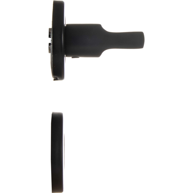 Poignée de porte 211 avec rosace et entrée noir LINEA BERTOMANI