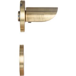 Poignée de porte 694 avec rosace et entrée laiton LINEA BERTOMANI