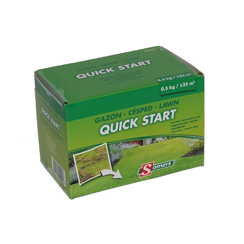 Semences pour gazon Quick Start 0,5 kg SOMERS