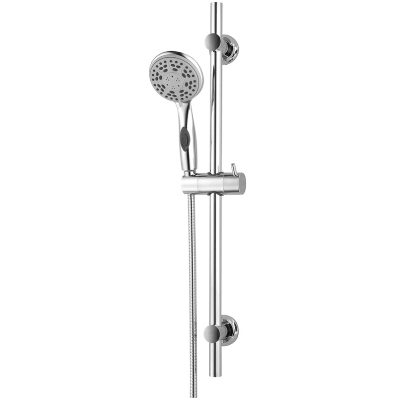 Set de douche avec barre Stop'O 3 jets chrome ROUSSEAU