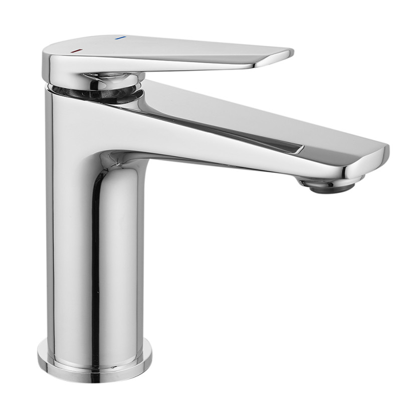 Mitigeur pour lavabo Gloss avec vidage chrome ROUSSEAU